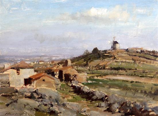 § Edward Seago (1910-1974) Otalaya, Portugal 17.5 x 23.5in.